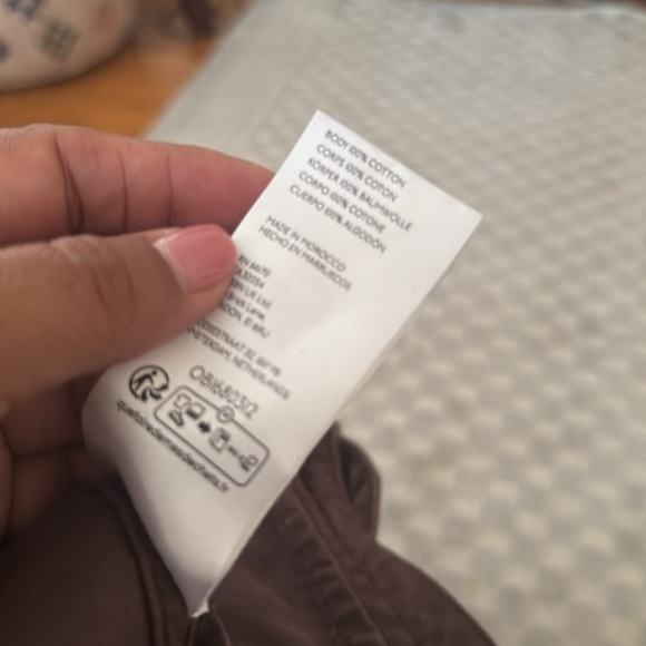 Free People Overall Smocked Mini Dress in Chocolate Brown Size X-Large NWT - Picture 10 of 13